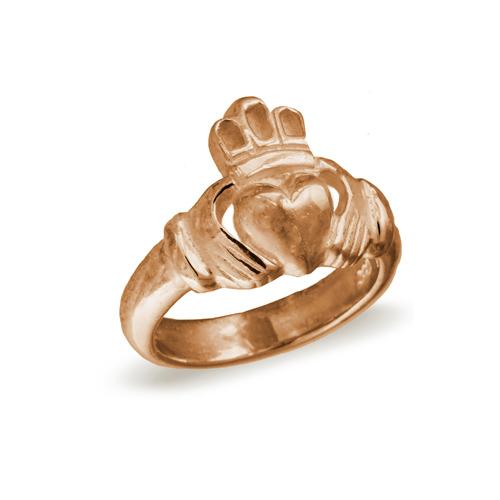 Gold Silver Claddagh Celtic Knot Mens Ladies Unisex Ring